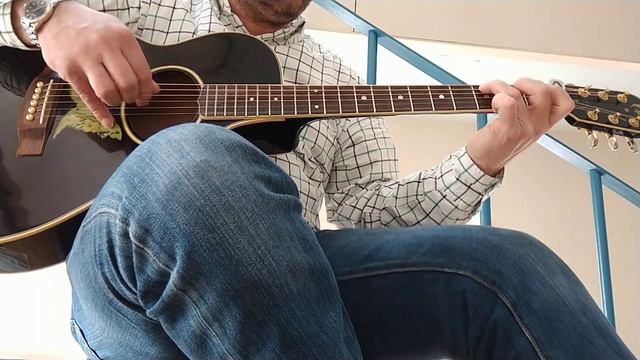 Goodbye My Bluebelle - Merle Travis Cover played on Epiphone Orville смотреть онлайн