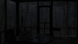 Black Screen Rain Sounds for Sleeping - Mysterious rain sound in dark room