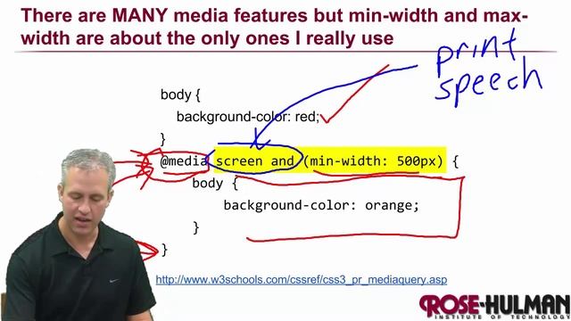 CSS Width Media Queries