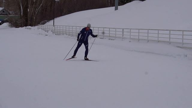 How to Cross Country Ski: V1/ Off set skate ski technique