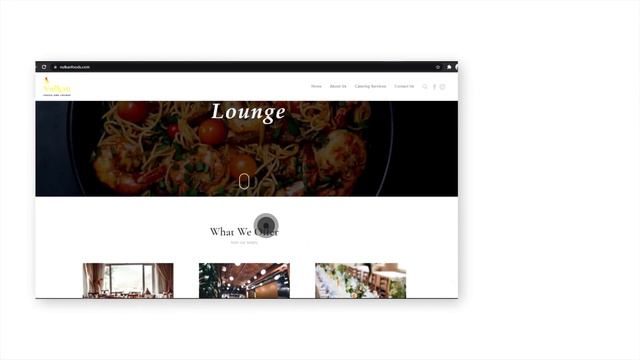 Vulkan Foods And Lounge Website