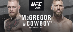 Конор Макгрегор vs Дональд Серонне UFC 246