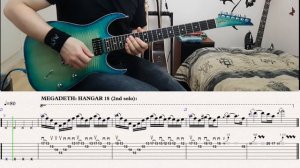 Megadeth - Hangar 18, 2nd solo with tabs