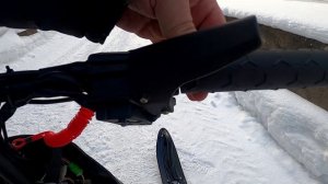 Буксировщик IRBIS Мухтар 15 с лыжным модулем. Покатушки, краткие выводы.