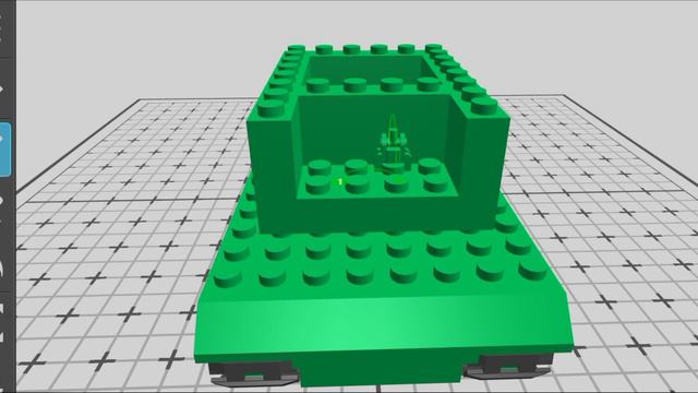 технологичный танк в Draw bricks