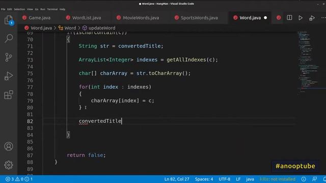 Hangman- Game Development - Part-4 | Basics Of Java Programming - 21 | Basics Of Java Malayalam смотреть онлайн