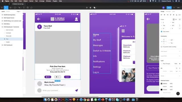 X-Mobile App UI Kit Template - Sketch, Figma, Photoshop and Adobe Xd File Design смотреть онлайн