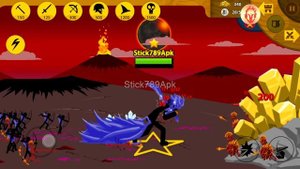 SUMMON GIANT HERO MINER VS SUPER HUGE GOLD RUSH | Stick War Legacy Mod Mega | Stick789Apk