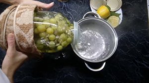 Закатываем виноградный Мохито