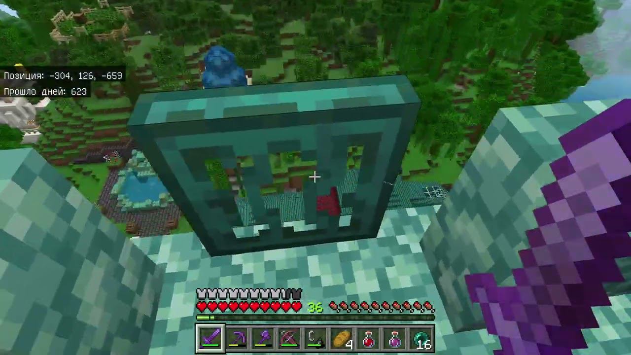 ФИНАЛ!СРАЖЕНИЕ С ДРАКОНОМ!!! Minecraft Выживание #23
