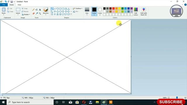 How to make flag colour background in ms paint || Gradient colour & Color Blending in Ms Paint. смотреть онлайн
