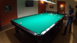 С разбоя биллия 7 шаров в русском бильярде