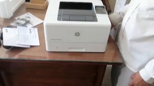Hp Laser Jet 404 Dn Dw Unboxing and Configuration Complete Setup Installing