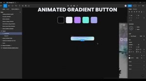 Animated Gradient Button | Figma Micro Interactions