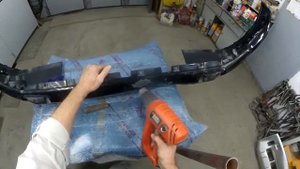 Митцубиси Паджеро обзор предстоящего ремонта, начинаем с бампера