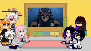 Hashiras react to season 3 Tanjiro vs Hantengu part 1 (Pt/Eng) ????