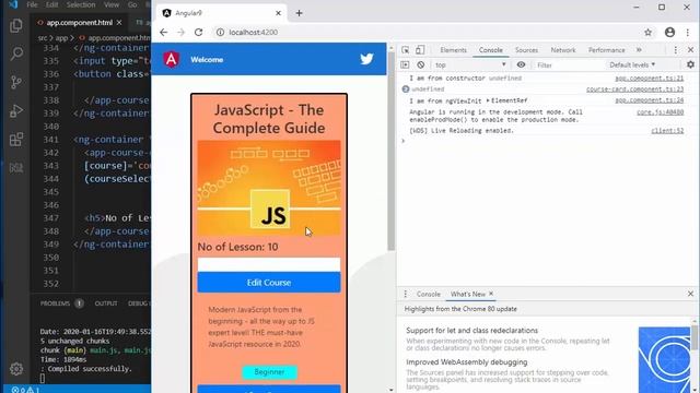 Angular 9 Tutorial for Beginners. 19a - @ContentChild() | SULAIMAN BAIG смотреть онлайн