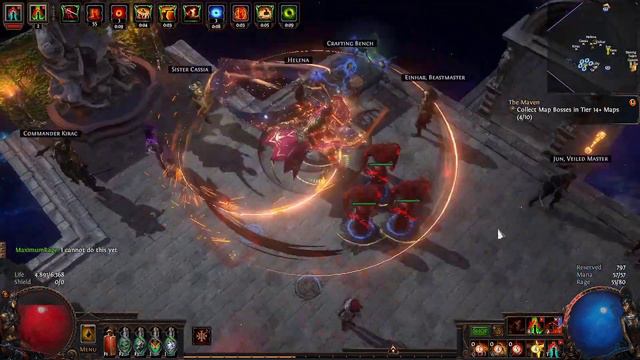 Strength Stacking Rage Vortex Berserker - PoE Sentinel 3.18 смотреть онлайн