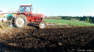 Лтз-55А#Вспашка огорода