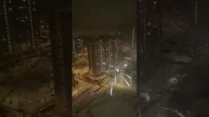 Салют в новогоднюю ночь