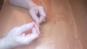 Как вяжется петля скользящая восьмёрка, для лесок, шнуров, верёвок.