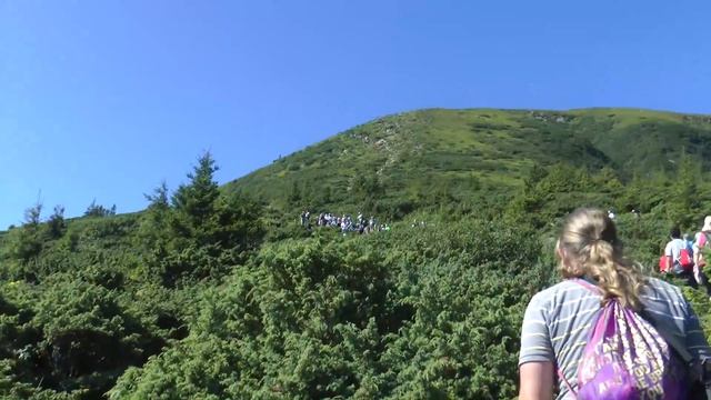 Карпаты. Восхождение на гору Говерла 2061м.