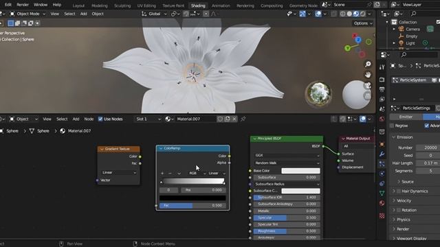 How to Make a Flower ??in Blender | a Magical Flower | Blender 3.4 | Cycles смотреть онлайн