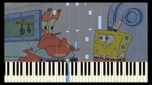 СПАНЧ БОБ НА ПИАНИНО