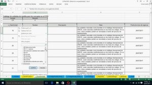 FACTURA 3.3 CATALOGO DE CÓDIGOS Y CLAVES ( SAT-EXCEL )