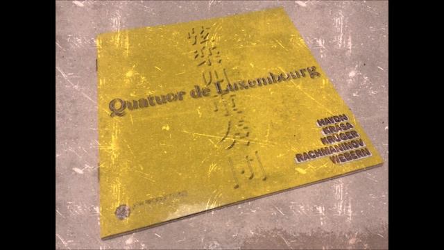 Quatuor de Luxembourg/Anton von Webern/Langsamer Satz смотреть онлайн