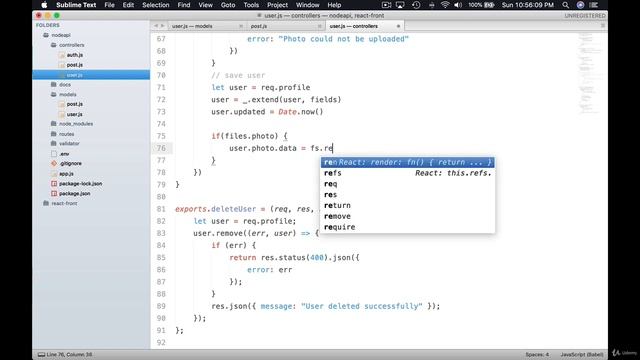 26  Node API   Update profile with image