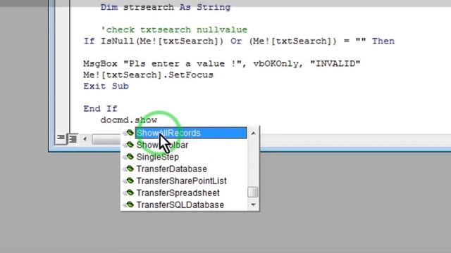 Search Button Access 2007 Part - 2 смотреть онлайн