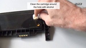 Quick Method to refill Samsung CLP HP 117A Color Toner Cartridges