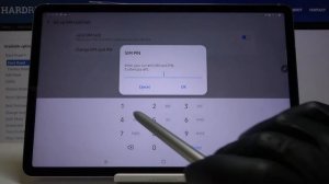 How to Set Up SIM Lock in Samsung Galaxy Tab S7 - Change PIN to SIM Card