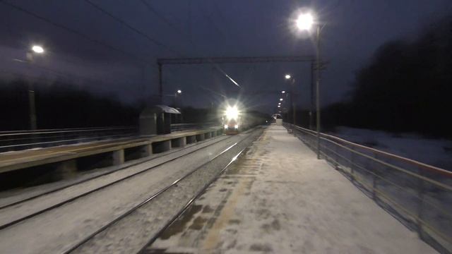 Электропоезд ЭП2Д-0073 ЦППК платформа Сушкинская смотреть онлайн