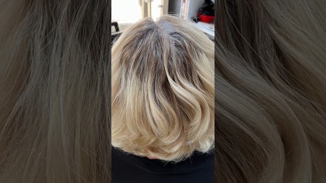 Окрашивание волос.#блонд #haircolor #балаяж #hairstyle