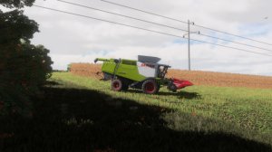 Farming Simulator 22 / Карта Кошмак / Уборка кукурузы Claas Lexion 670/8900, MAN 33.414