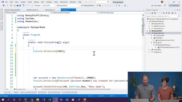 Using a Nuget Package | .NET Core 101 [6 of 8] смотреть онлайн