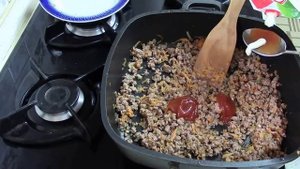 Вкуснейшая гречневая каша с фаршем