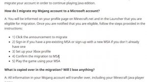 How to Get Your Free Cape l Minecraft Java Account Migration