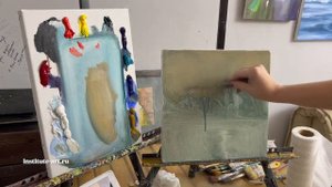 Видеоурок "Розочка" Анны Мараткановой / Живопись маслом мастихином / Для начинающих / Цветы маслом