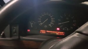 BMW E34 540 первый запуск после зимовки