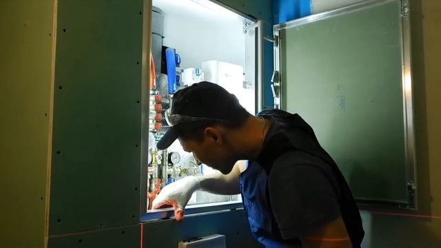 Установка люка невидимки под плитку