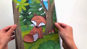 Поделки из бумаги для детей "В лесу. Дикие животные" Аппликации своими руками