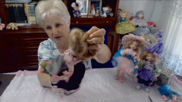 Кукла из полимерной глины. Авторские куклы. Мастер классы Татьяна Шепкина. Muñeca смотреть онлайн