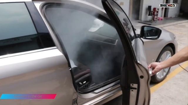 Дым машина для антибактериальной обработки #СухойТуман. смотреть онлайн