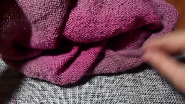 Джемпер из Кауни.Как связать неровный край. #круглаякокеткаспицами #вязаниеспицами #джемперспицами