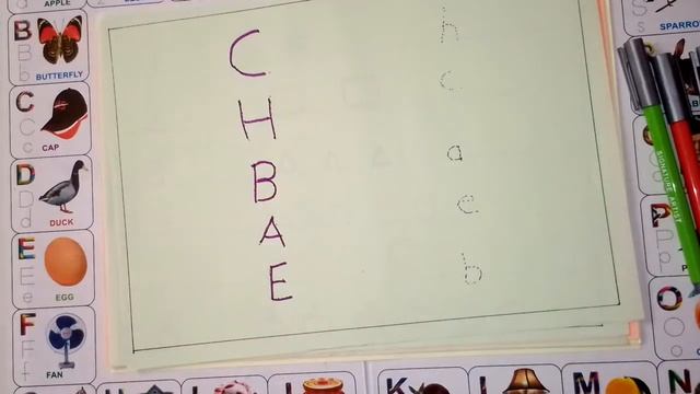 match the capital letters with small letters Dotted tracing |english alphabates  pre school learnin