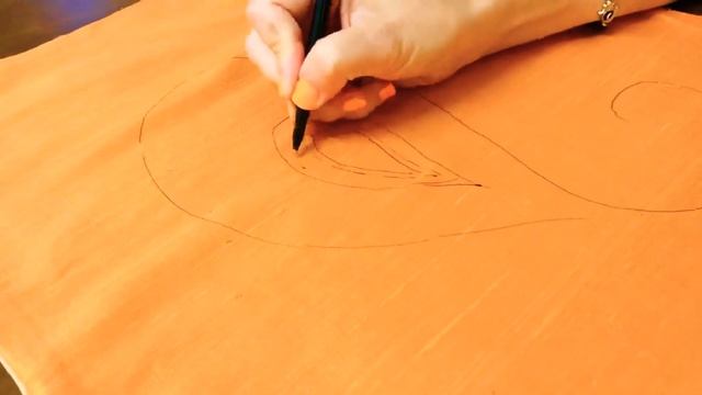 Рисование восточного узора на ткани, для вышивки бисером. София Голдберг смотреть онлайн