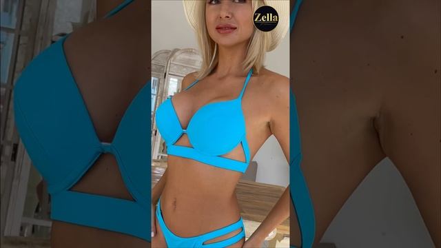 Создаем #летнеенастроение и подчеркиваем легкость силуэта раздельным купальником с #пушап.